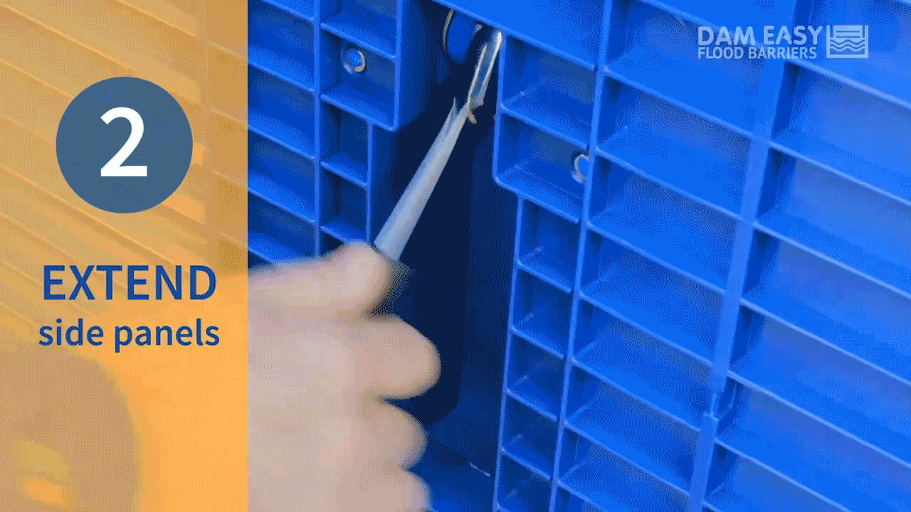 Flood Prevention Services using the Dam Easy Flood Barriers | How to Use Step 2