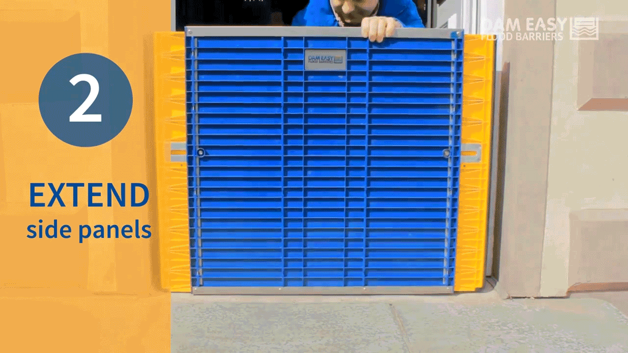 Flood Prevention Services using the Dam Easy Flood Barriers | How to Use Step 3